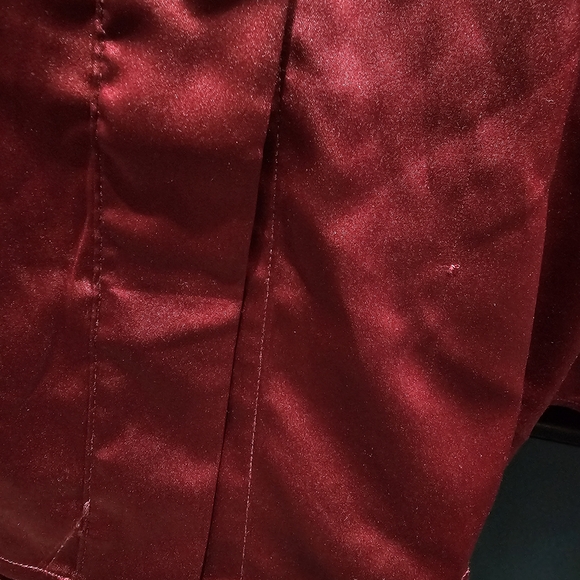 Lane Bryant Rich Red Button-Down Blouse - Picture 8 of 10